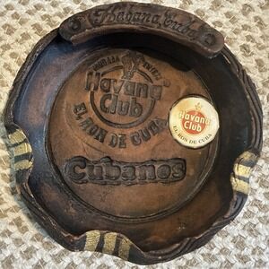 Havana Club  El Ron De Cuba Resin Cigar Ashtray  Fast Shipping